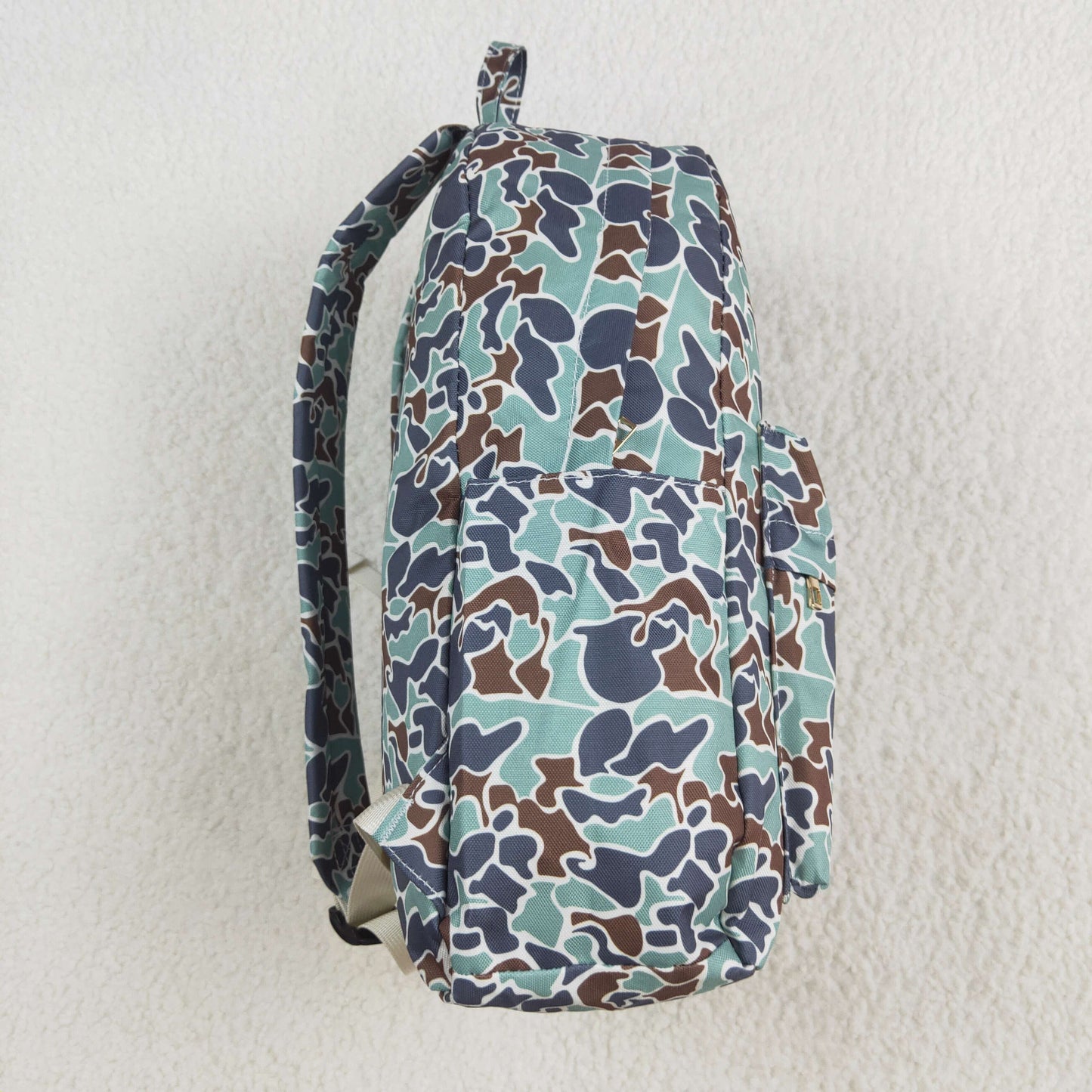 BA0261 Green Camo Print Backpack Kid Hunting Bags