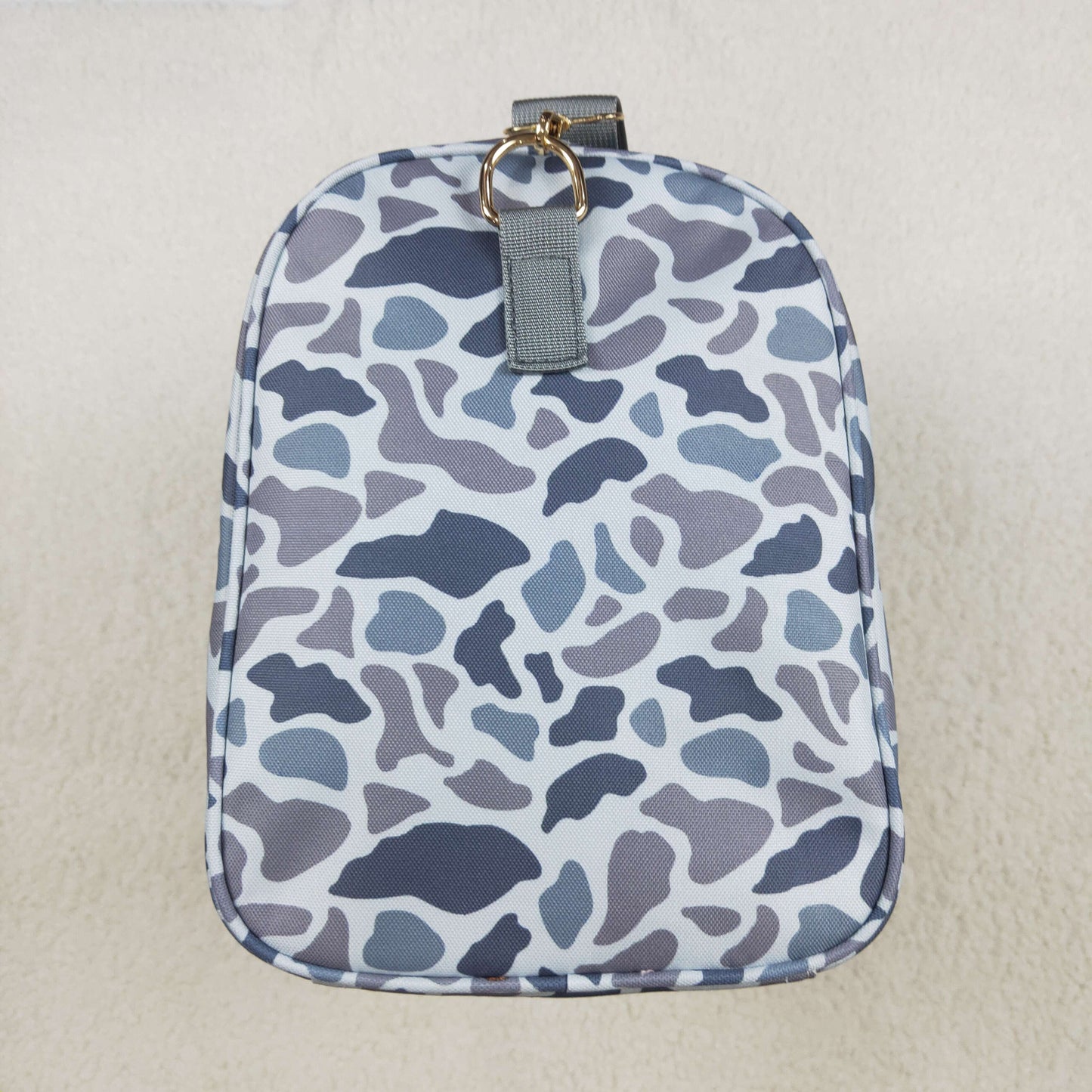 BA0262 Gray Camo Print Gym Bag