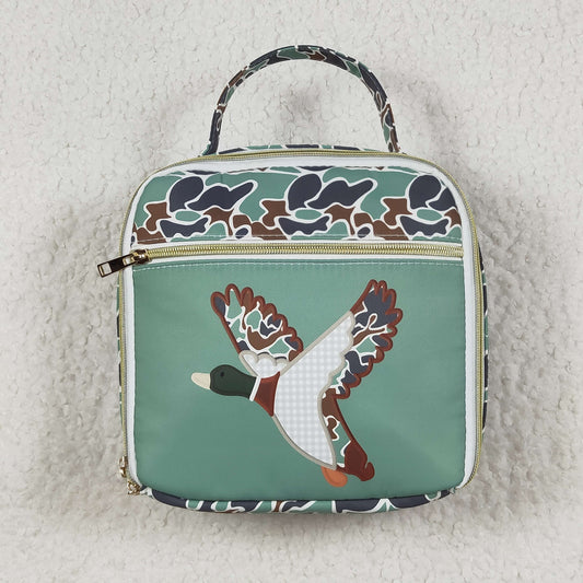 USA-Shop BA0270 Duck Green Camo Print Lunch Boxes Picnic Thermal Bags