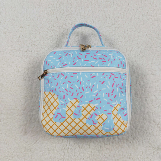 USA-Shop BA0296 Sprinkles Blue Print Lunch Boxes Picnic Thermal Bags