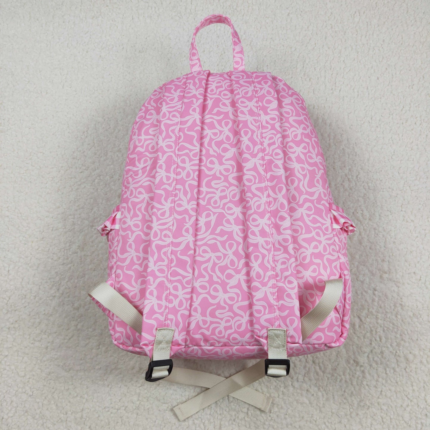 USA-Shop BA0308 Pink Bows Print Backpack Girls Bags