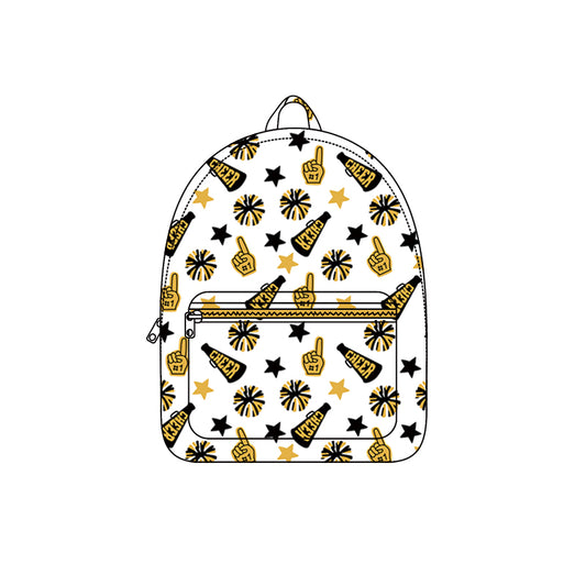 (Pre-order) BA0354 Team's Cheer Yellow Print Backpack Girls Bags