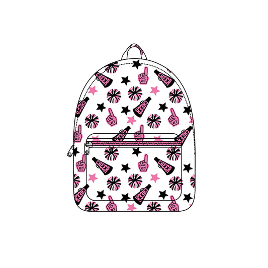 (Pre-order) BA0355 Team's Cheer Pink Print Backpack Girls Bags