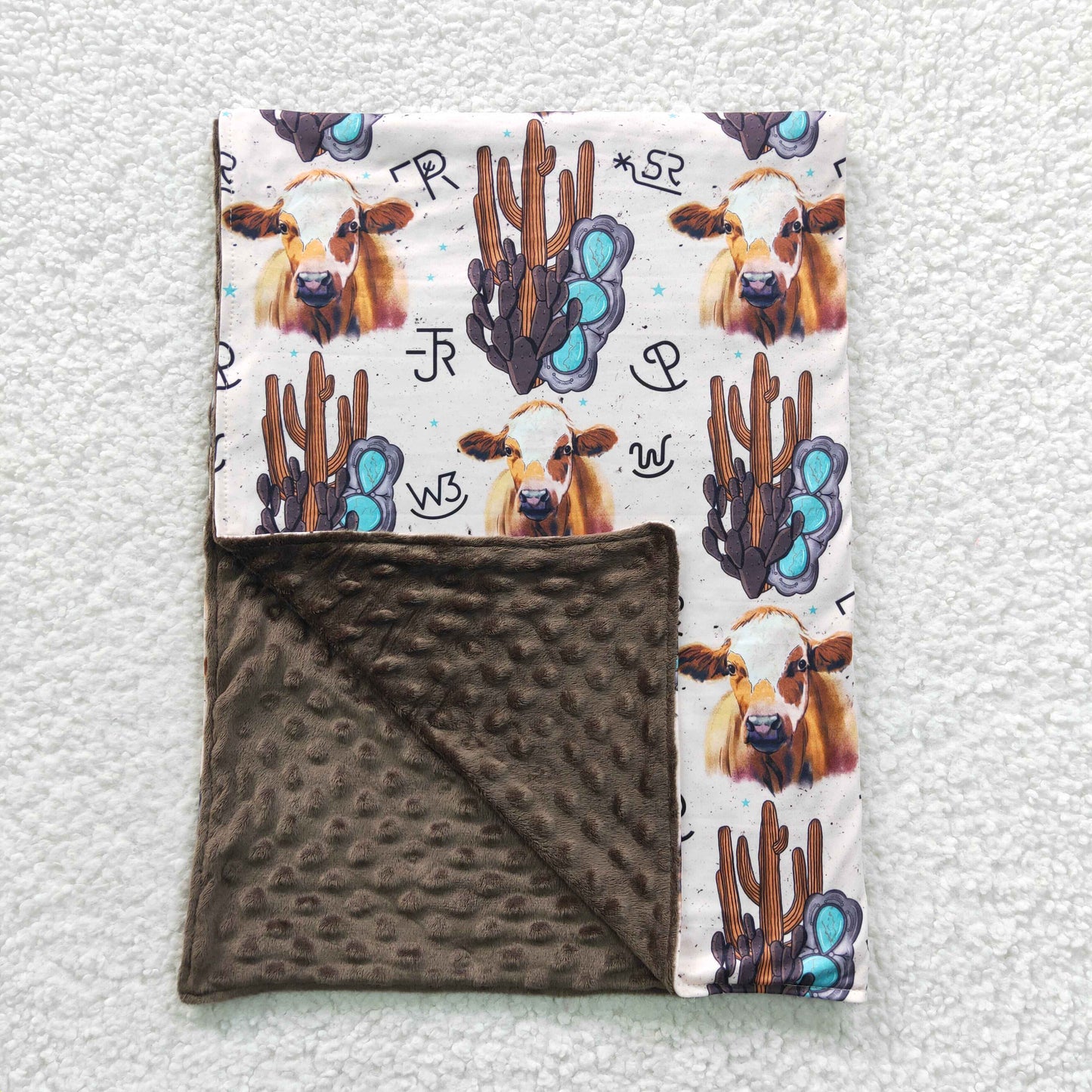 BL0050 Highland cow print blanket