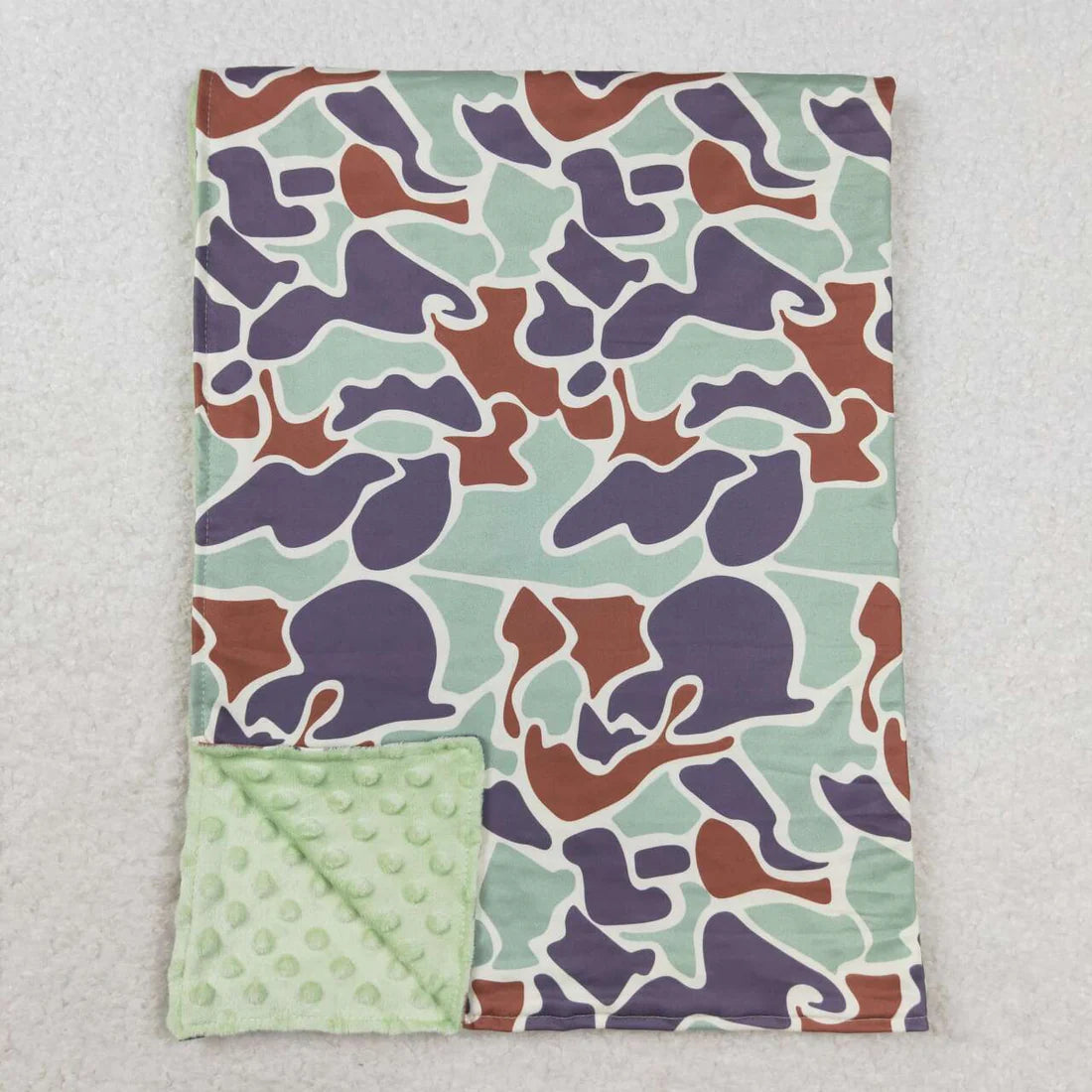 7 Colors Camo Print Baby Sibling Blanket