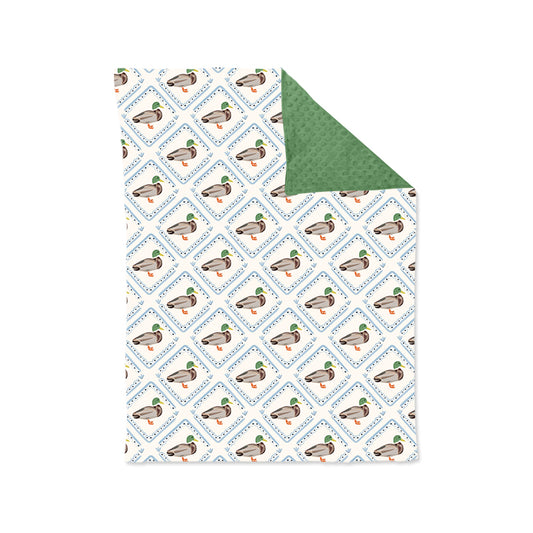(Pre-order) BL0213 Duck Print Baby Fall Blanket