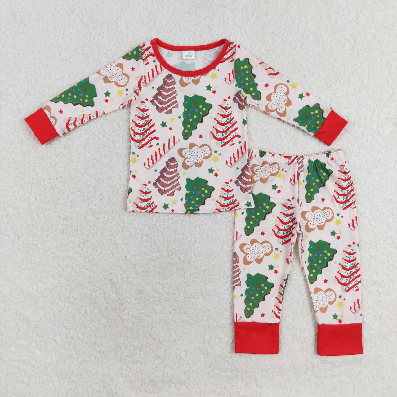 Christmas Debbie Cake Print Family Christmas Bamboo Matching Clothes