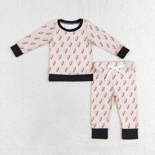 BLP0568 Flash Print Boys Fall Pajamas Clothes Set