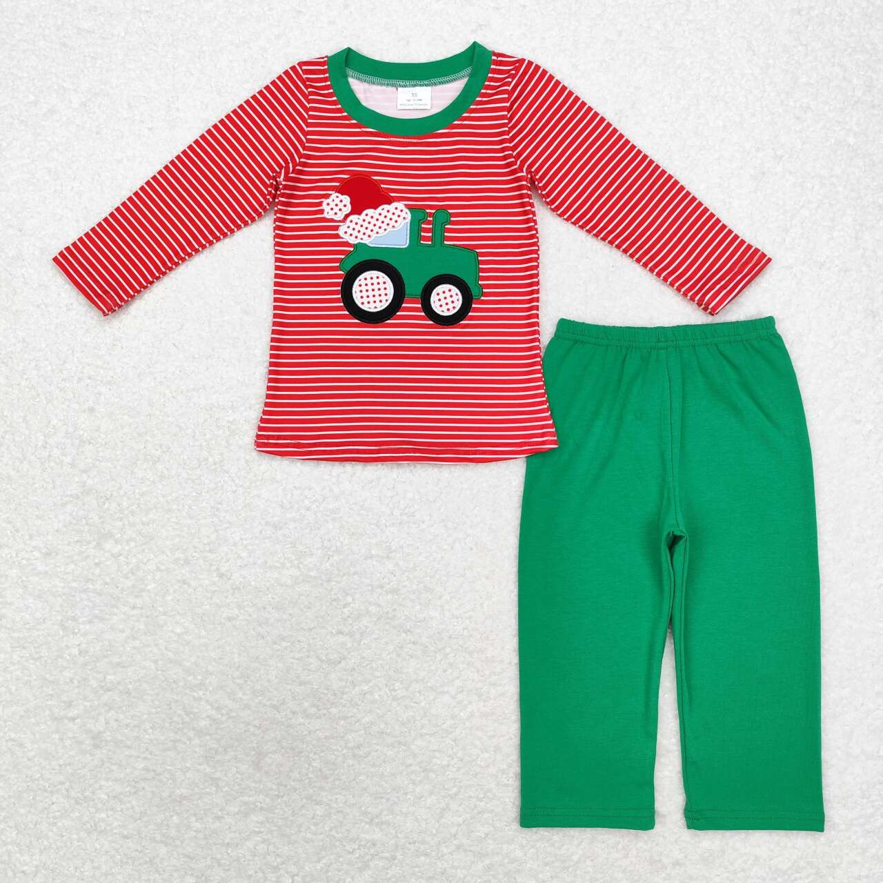 Tractors Embroidery Brothers Christmas Matching Clothes