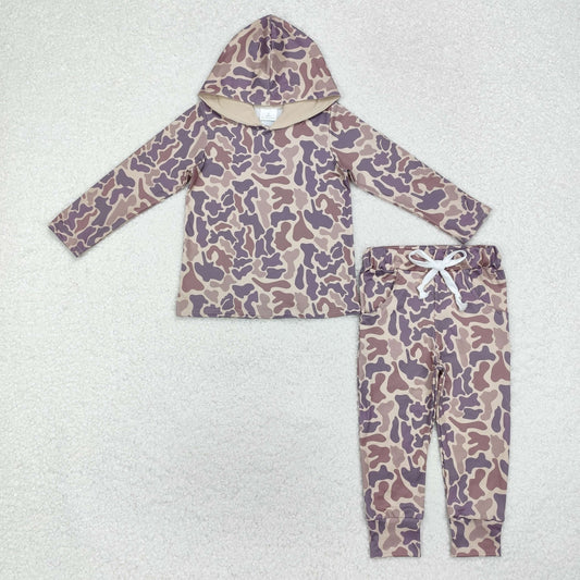 BLP1005 Camo Print Kids Hoodie Hunting Clothes Set