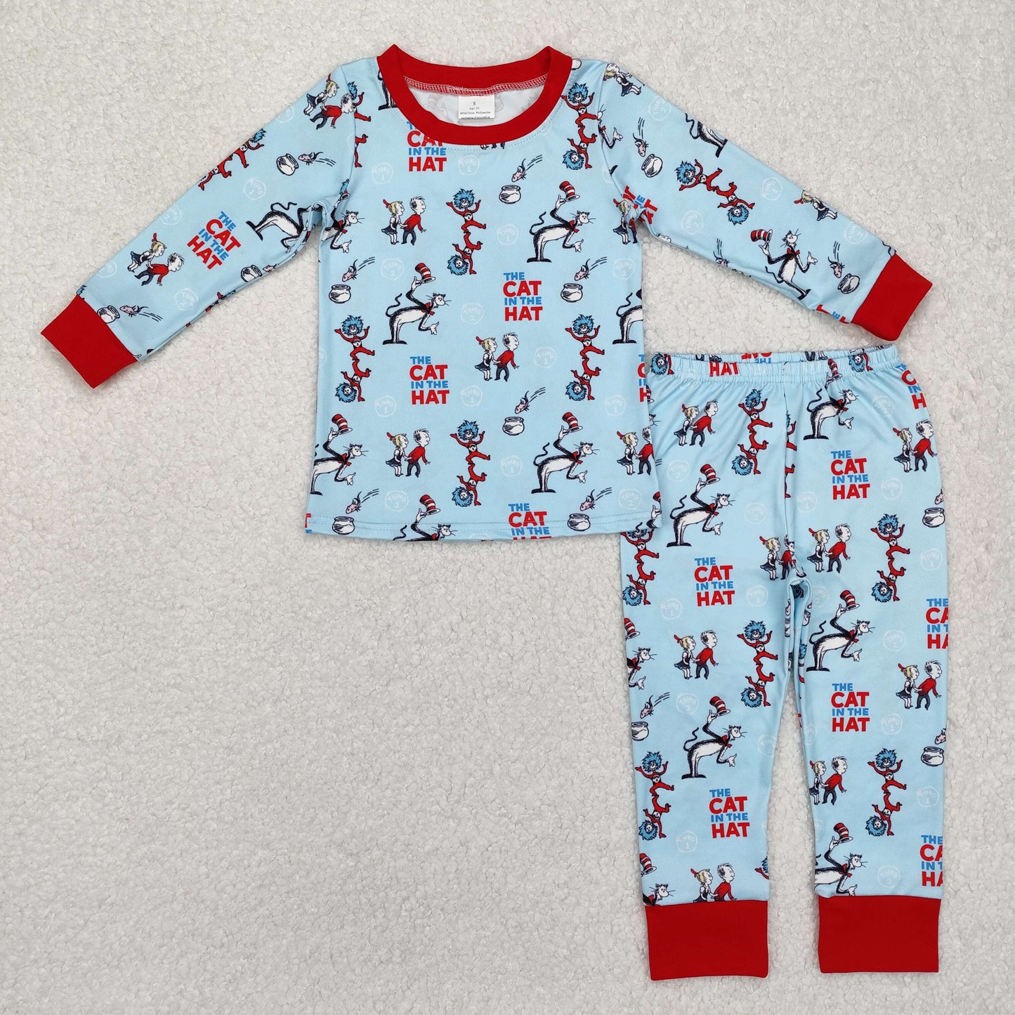 BLP1028 Dr.Reading Blue Print Boys Pajamas Clothes Set