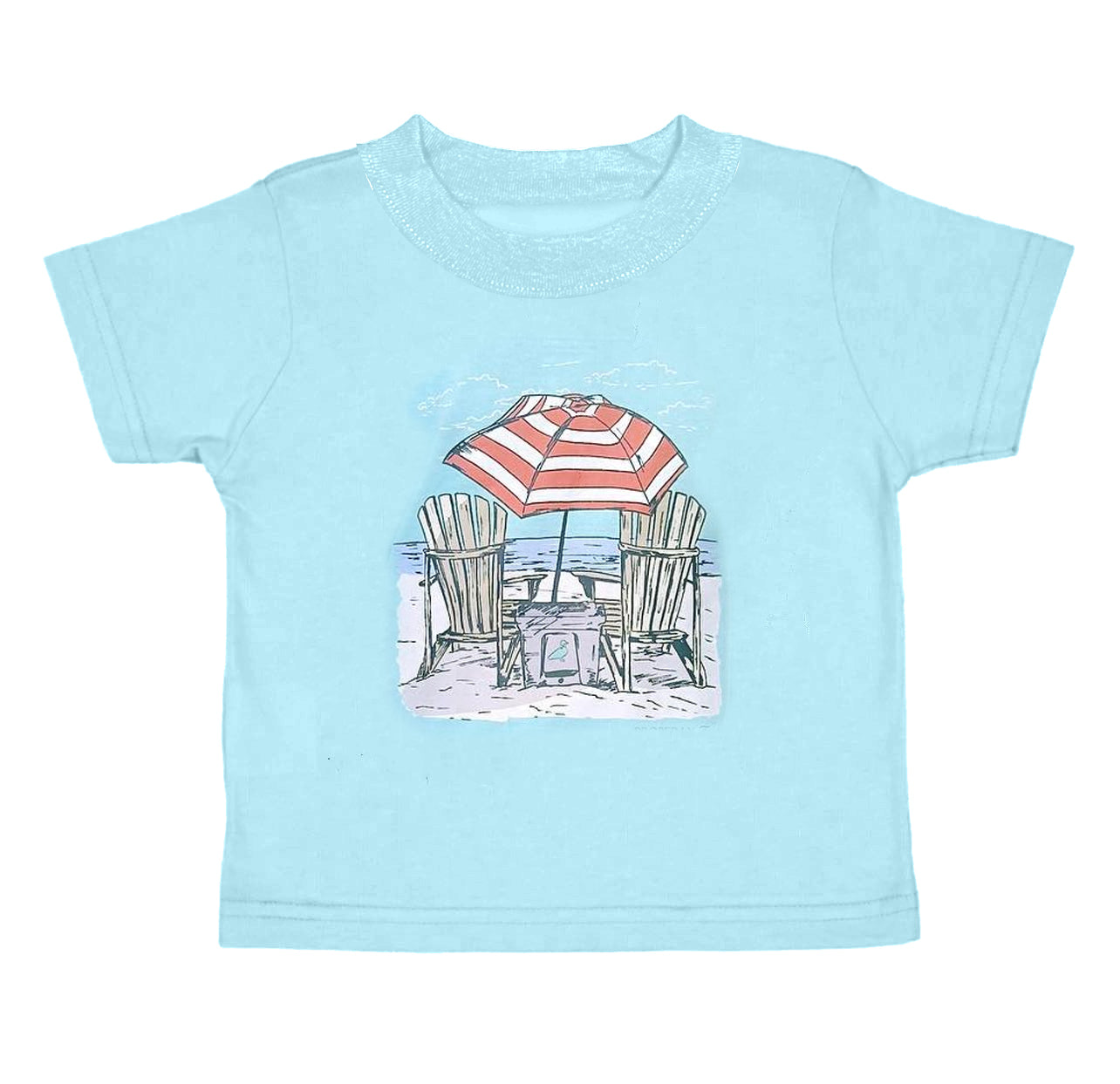 (Pre-order)BT0647  Sandbeach Print Boys Summer Tee Shirts Top