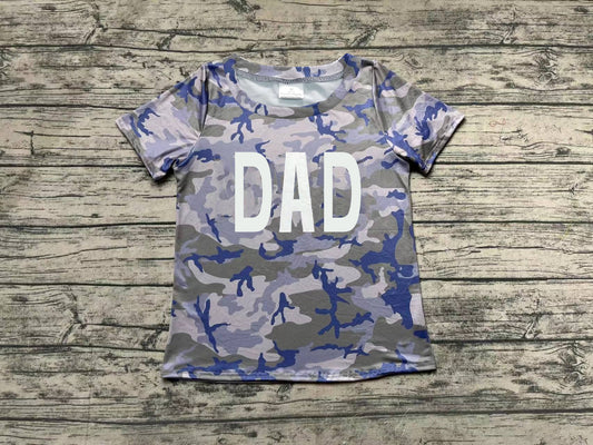 (Pre-order)BT0699 Adult Camo DAD Print Man Summer Tee Shirts Top