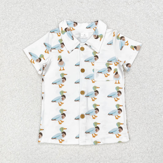 BT0738 Duck Print Boys Summer Tee Shirts Top