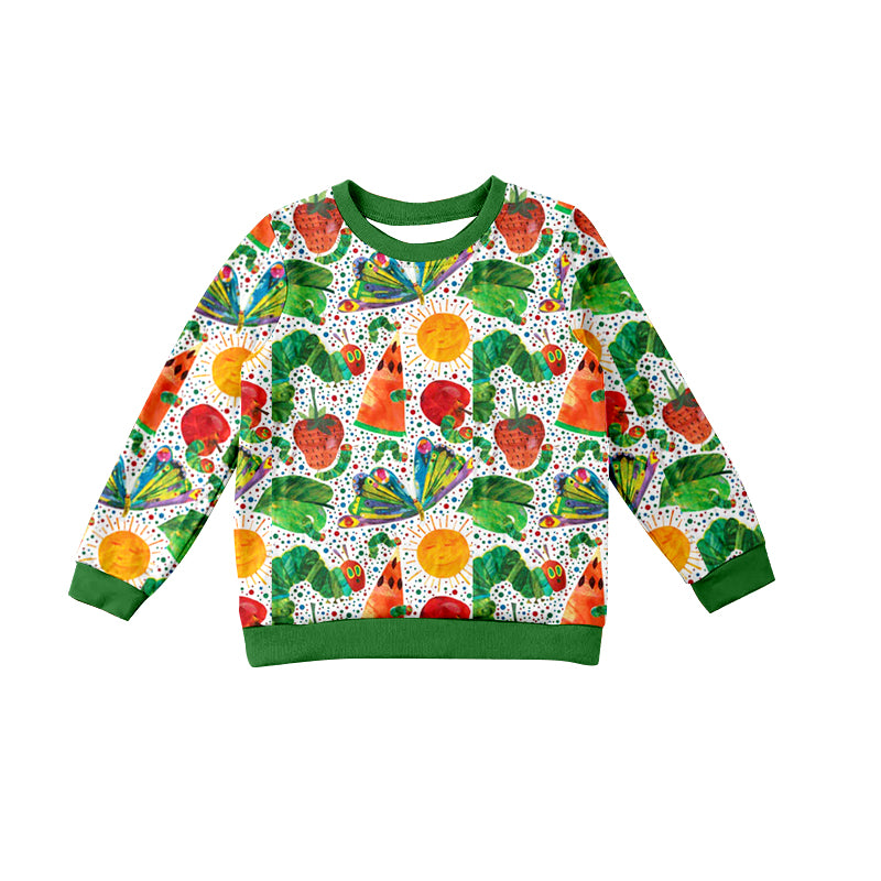 (Pre-order)BT0867 Hungry Caterpillar Print Boys Tee Shirts Top