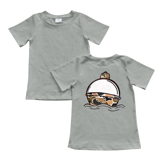 (Pre-order)BT0961 Fishing Float Camo Print Boys Tee Shirts Top