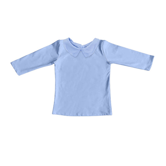 (Pre-order)BT1269 Blue Color Boys Long Sleeve Tee Shirts Top