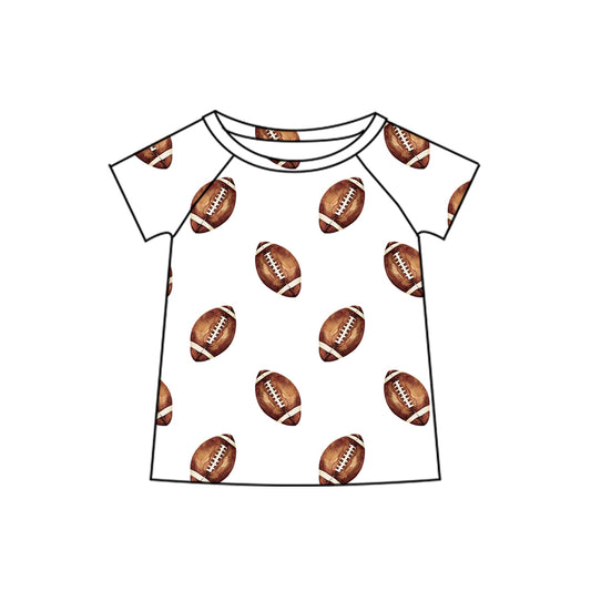 (Pre-order)BT1311 Football Print Boys Summer Tee Shirts Top