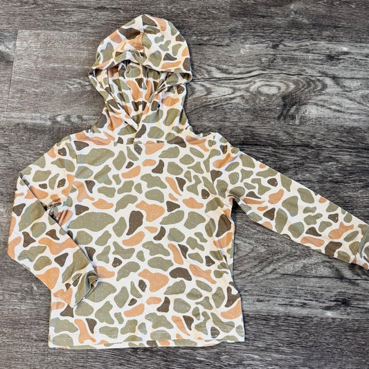 (Pre-order)BT1313 Camo Print Boys Long Sleeve Hoodie Top
