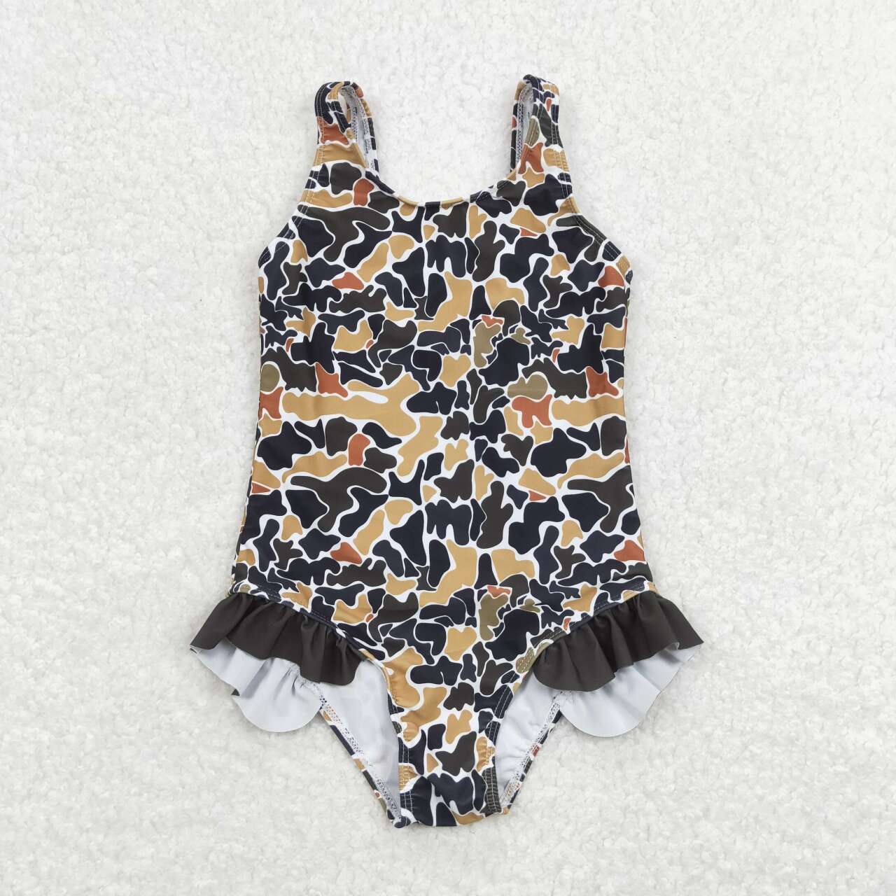Camo Print Summer Swimsuits Sibling Clothes