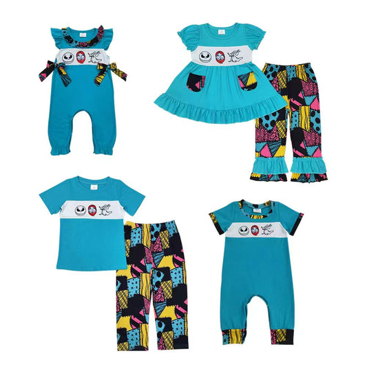 Cartoon Characters Corps* Bride Patch Kids Halloween Matching Clothes Sibling Wear