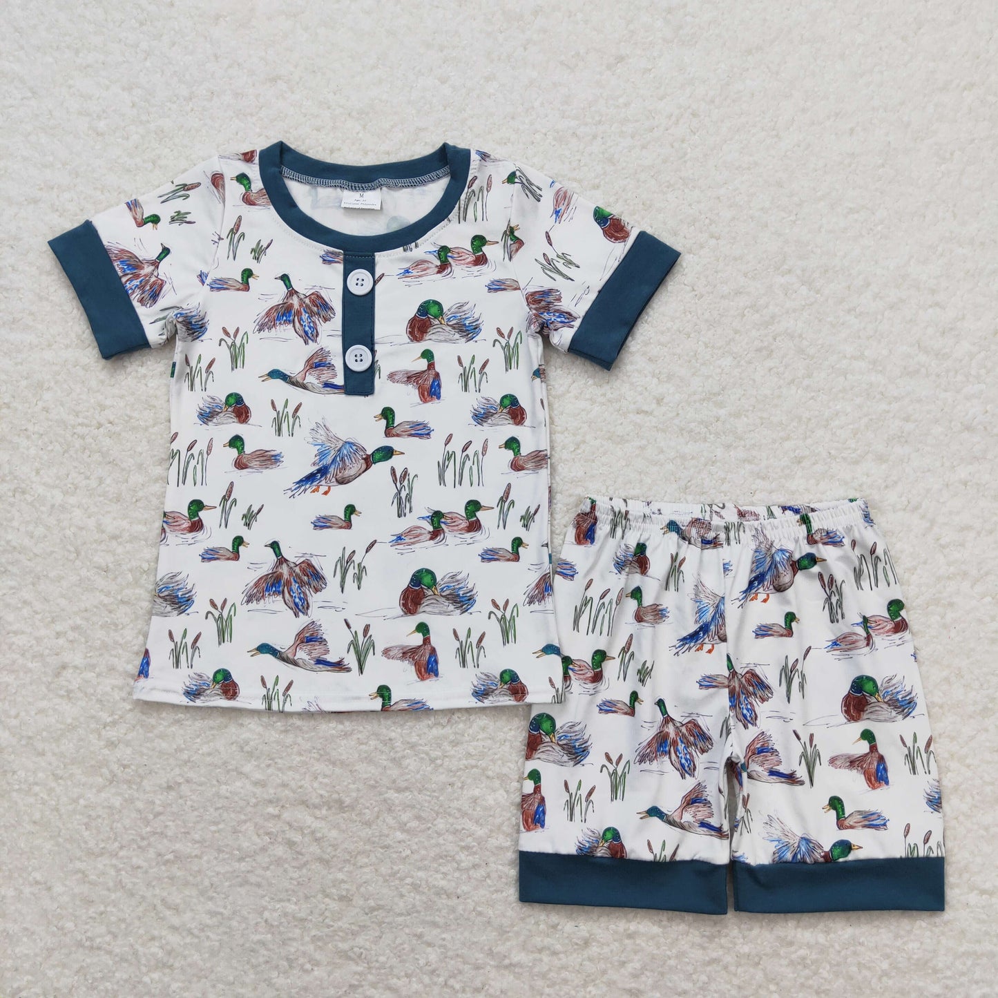 Duck Print Sibling Summer Matching Clothes