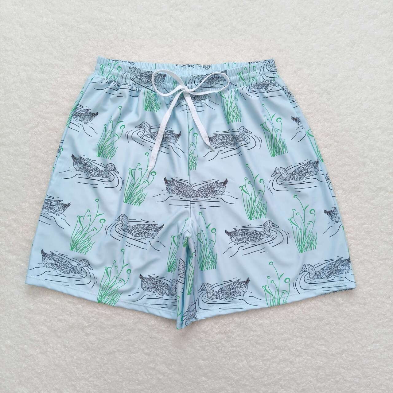 Duck Print Family Matching Swim Clothes