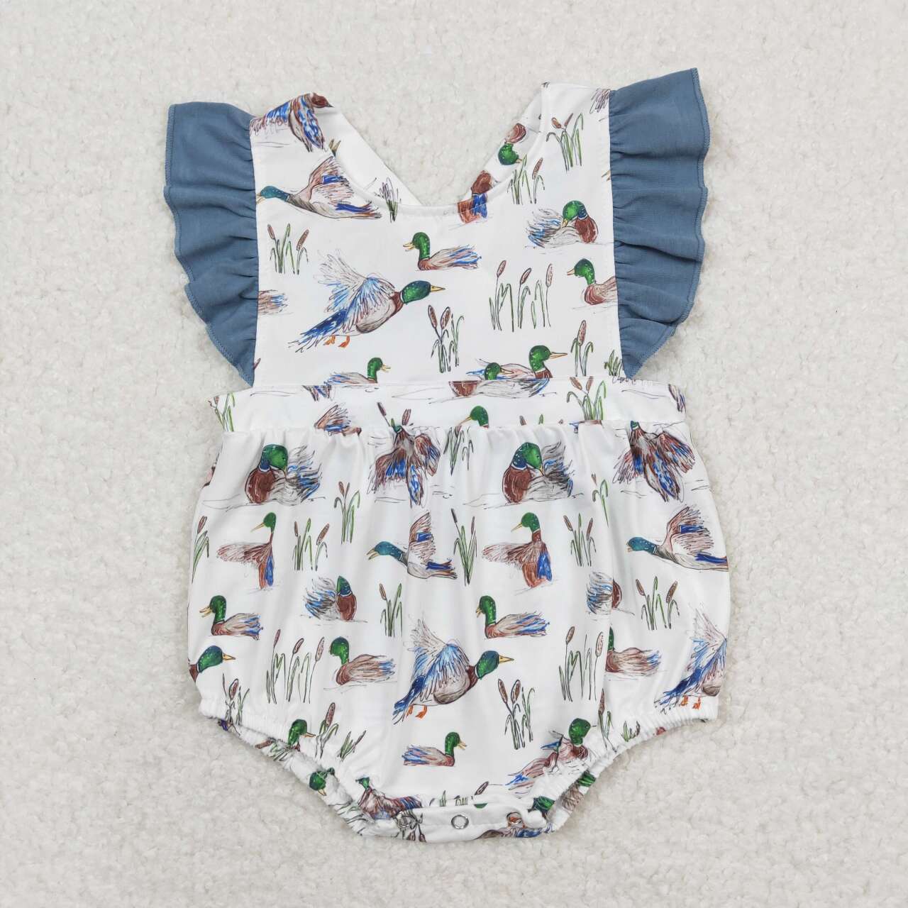 Duck Print Sibling Summer Matching Clothes