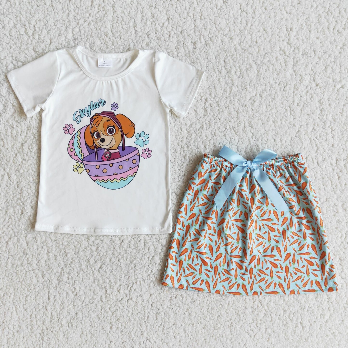 (Promotion)E10-1Short sleeve skirt Easter outfits  E10-1