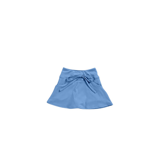 (Pre-order)GLK0047  Blue Color Girls Summer Bottom Athletic Skirts