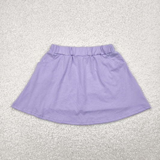 GLK0067 Purple Color Girls Bottom Skirts Shorts