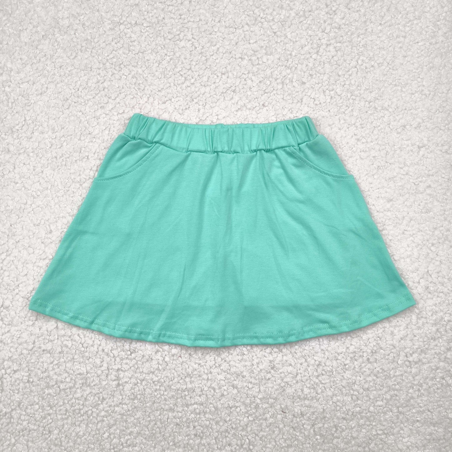 GLK0069 Green Color Girls Bottom Skirts Shorts
