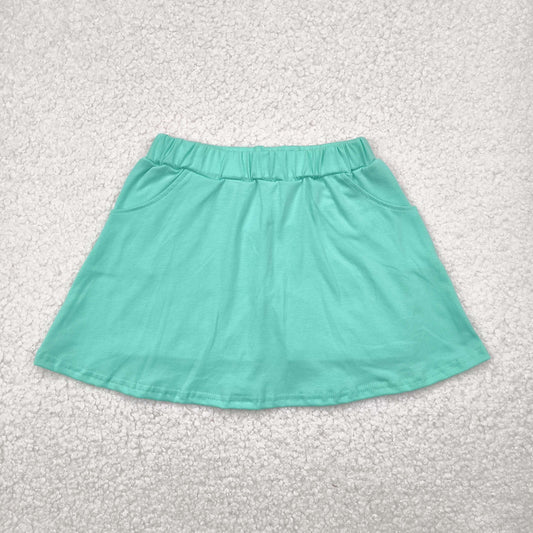 GLK0069 Green Color Girls Bottom Skirts Shorts