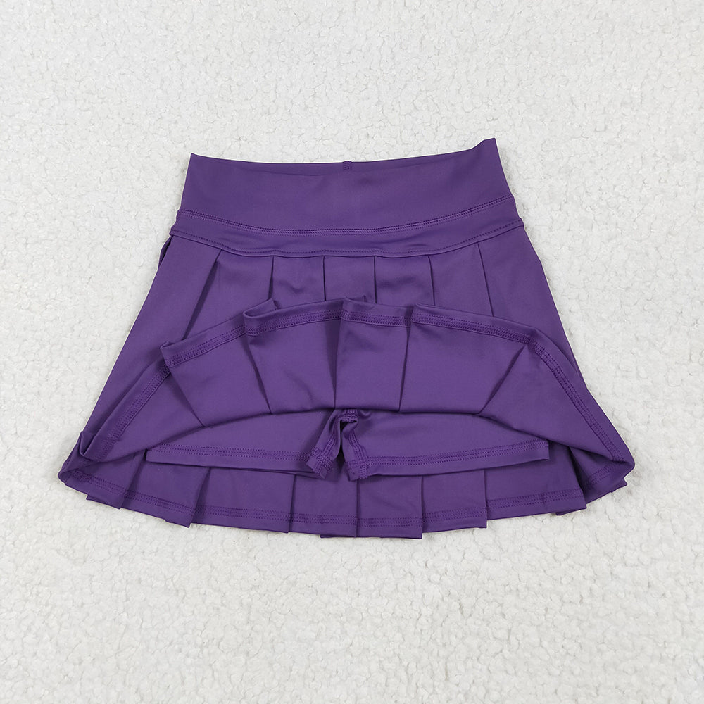 Purple Color Girls Yoga Clothes Sisters Matching Wear