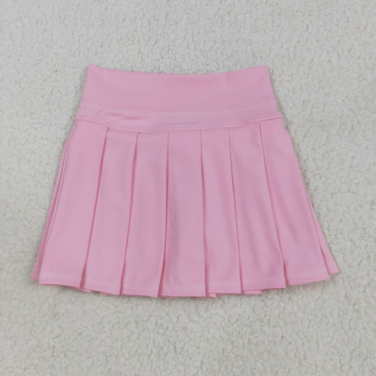 GLK0088 Light Pink Girls Summer Bottom Yoga Skirts Shorts