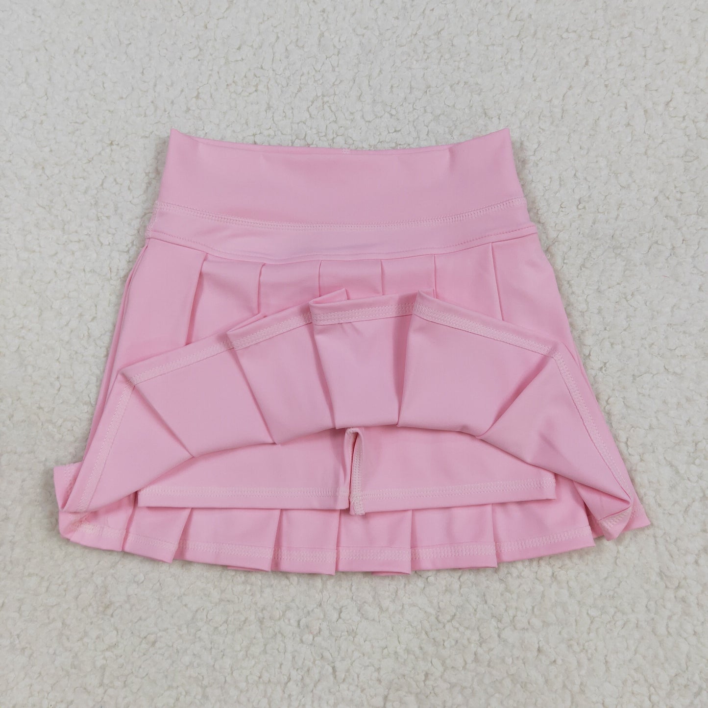 GLK0088 Light Pink Girls Summer Bottom Yoga Skirts Shorts