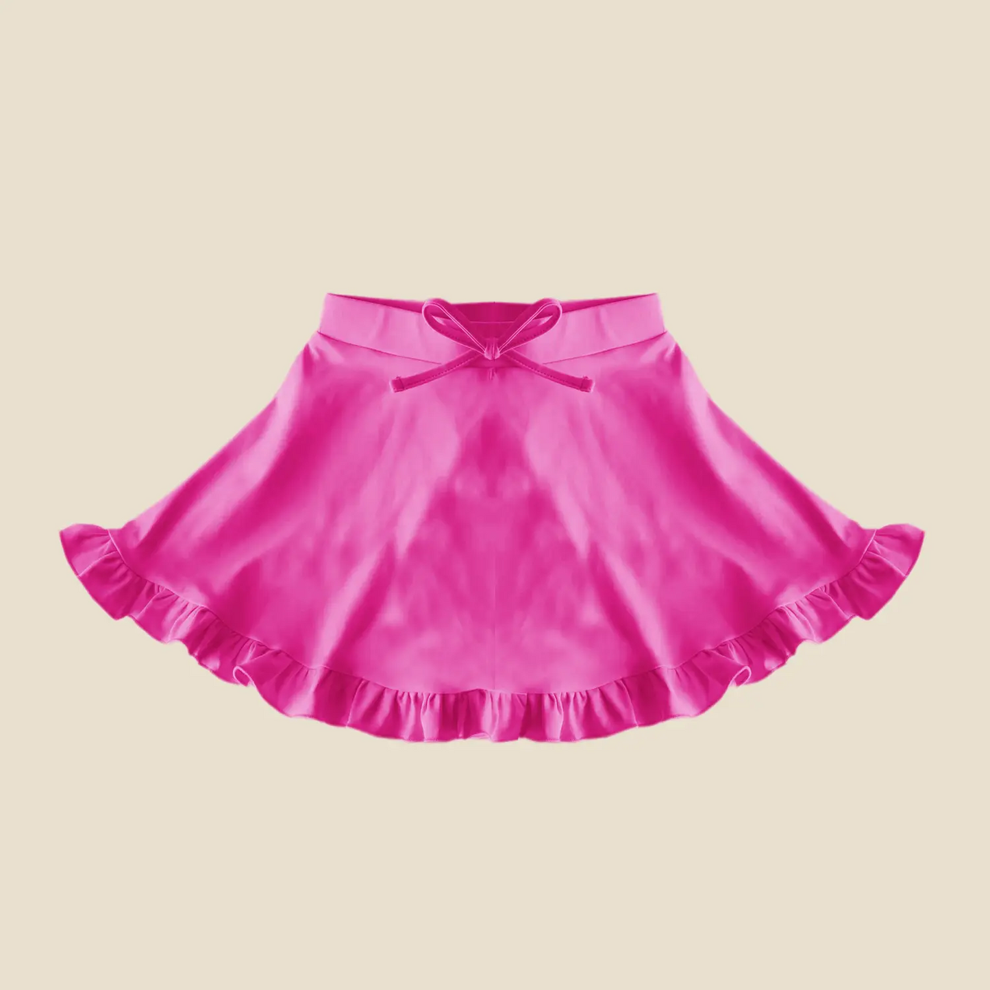 (Pre-order)GLK0089 Hot Pink Girls Summer Bottom Yoga Skirts