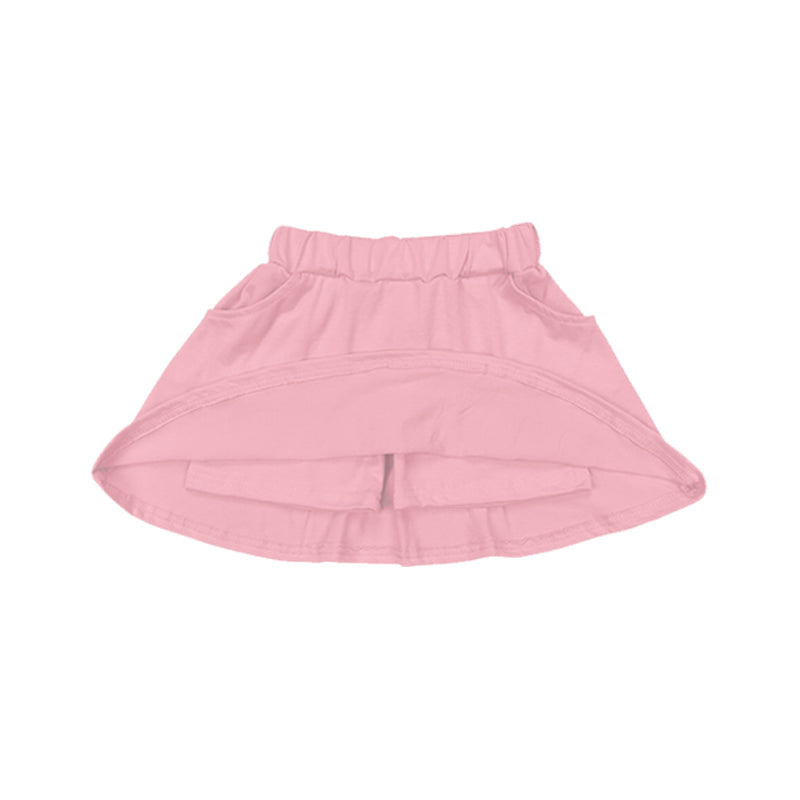 (Pre-order)GLK0095 Pink Print Girls Summer Bottom Skirts Shorts