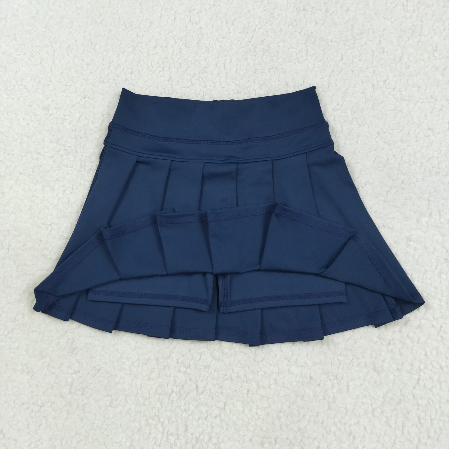 GLK0122 Navy Color Girls Summer Bottom Yoga Shorts Skirts