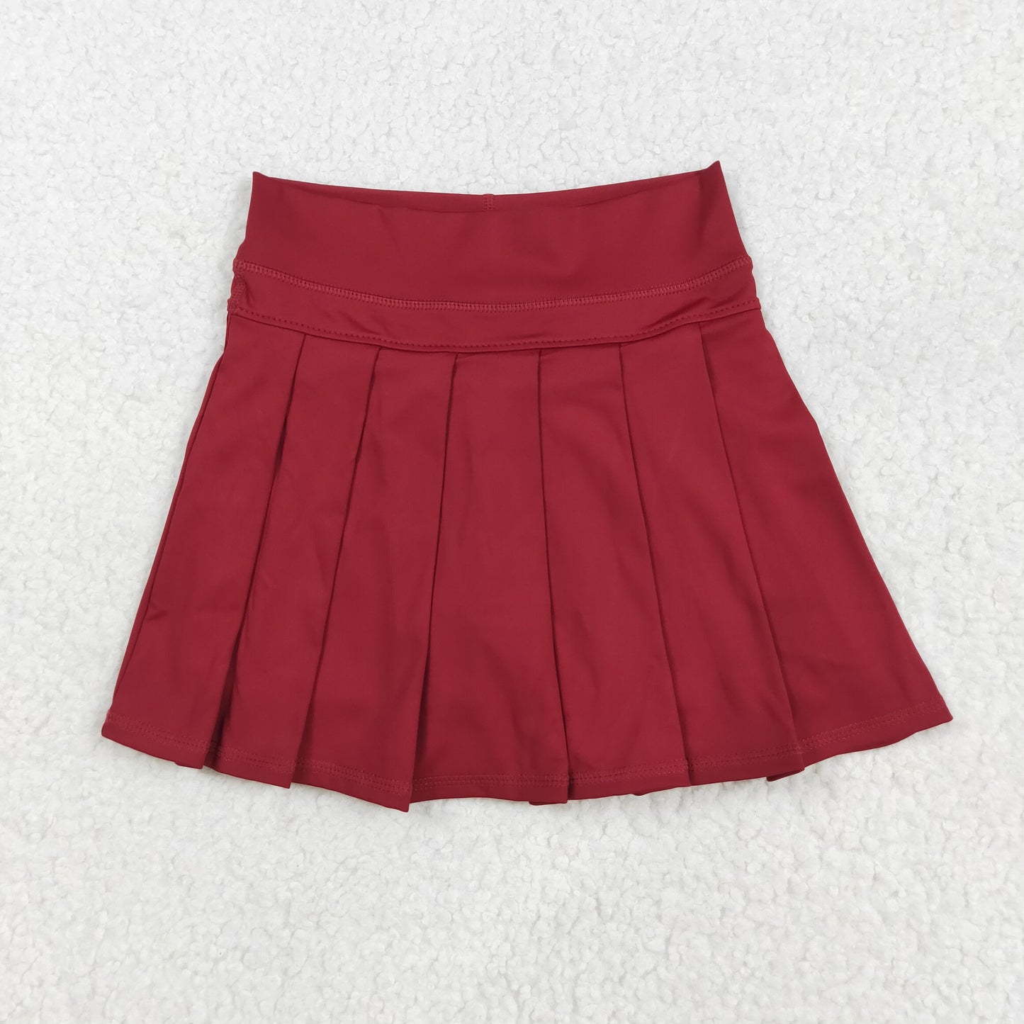 GLK0124 Wine Color Girls Summer Bottom Yoga Shorts Skirts