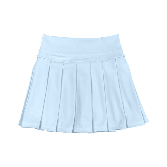 (Pre-order)GLK0137 Light Blue Color Girls Summer Bottom Yoga Skirts
