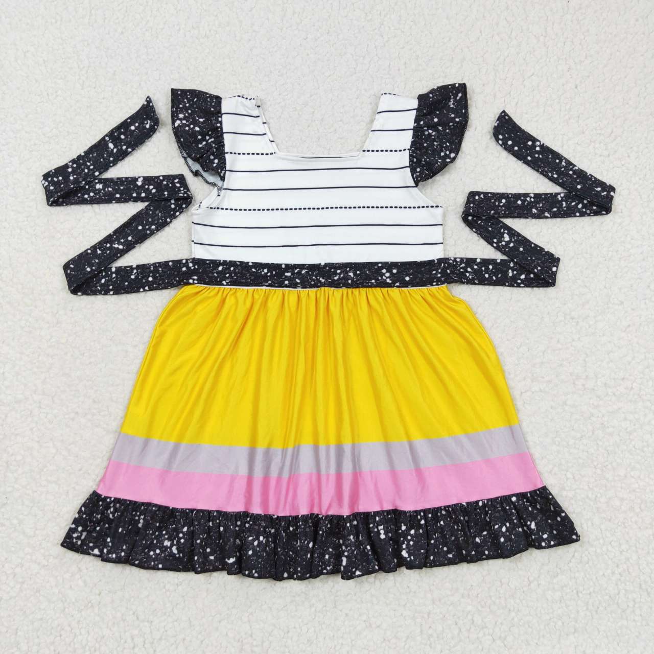 GSD0409 Girls pencil design back to school dress