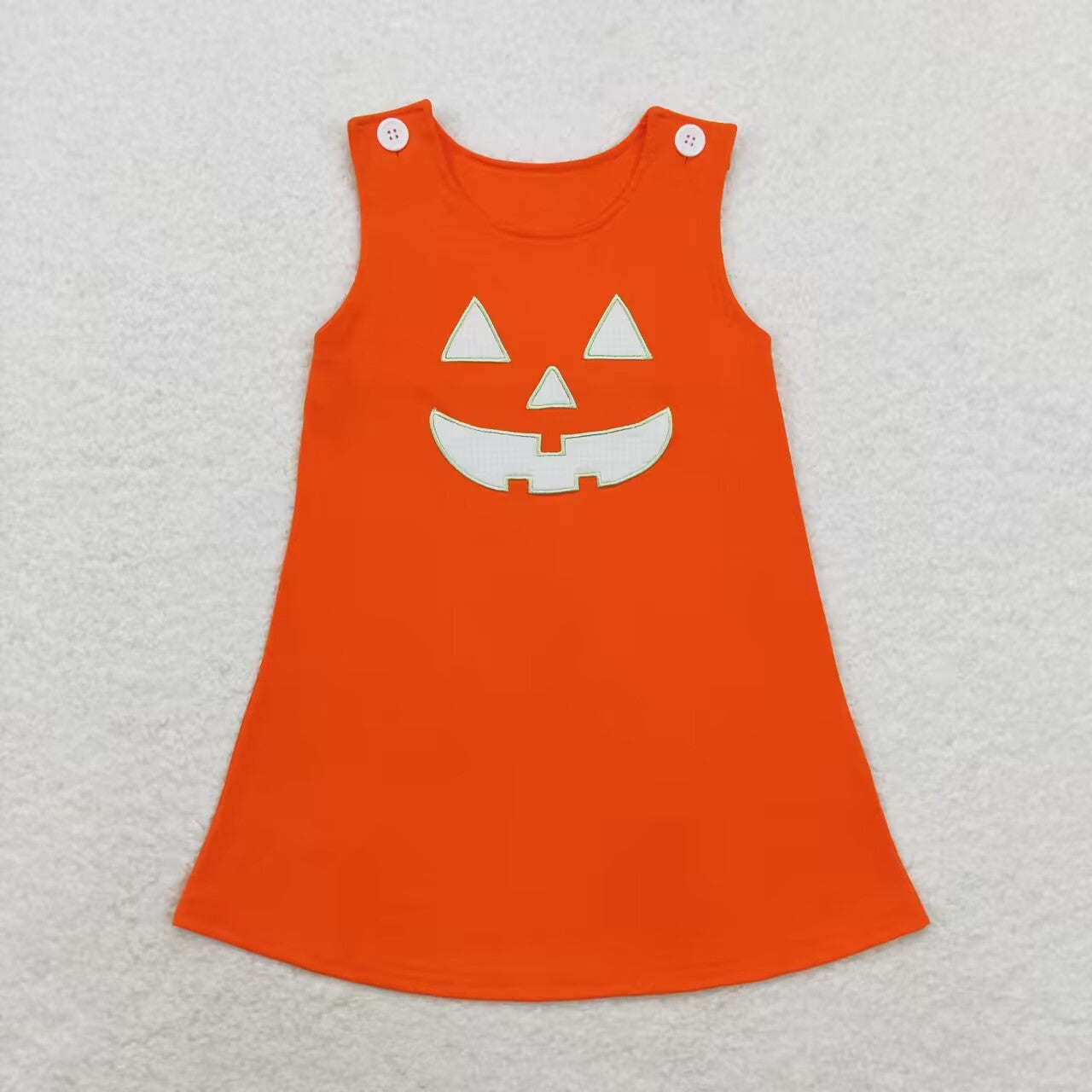 Ghost Face Embroidery Orange Sister Halloween Matching Clothes