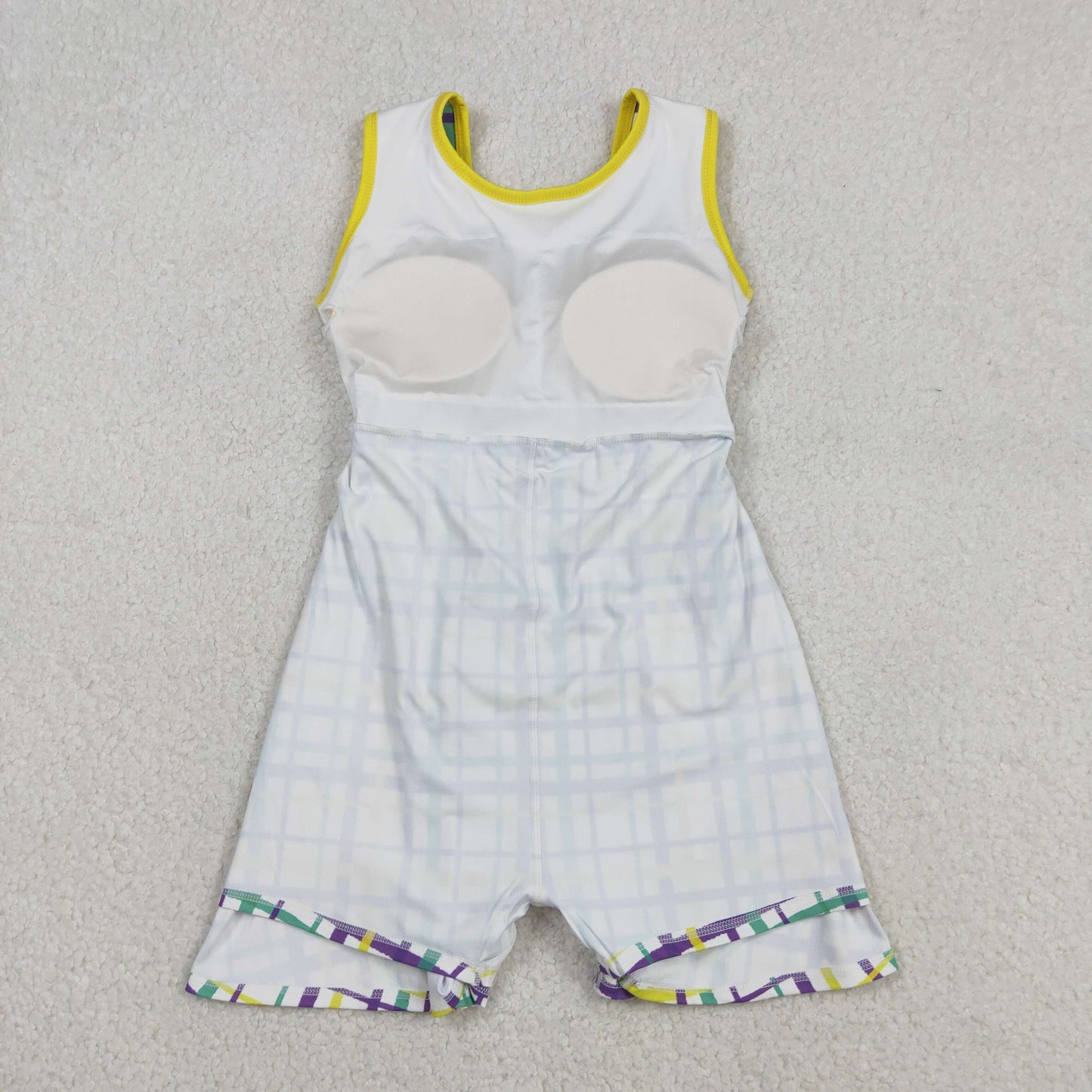 Girls Mardi Gras Knee Length Yoga Dress Sisters Wear