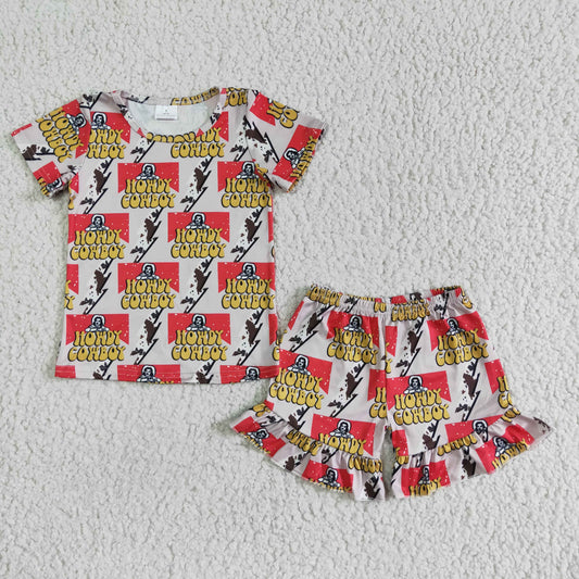(Promotion)Girls short sleeved summer outfits   GSSO0119