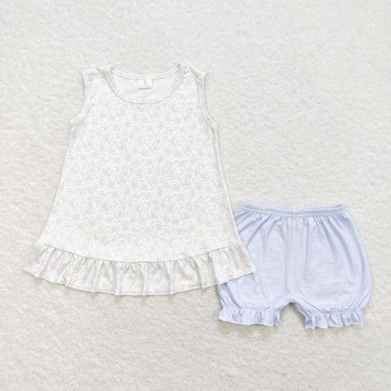 Small Flowers Print Sisters Summer Matching Clothes