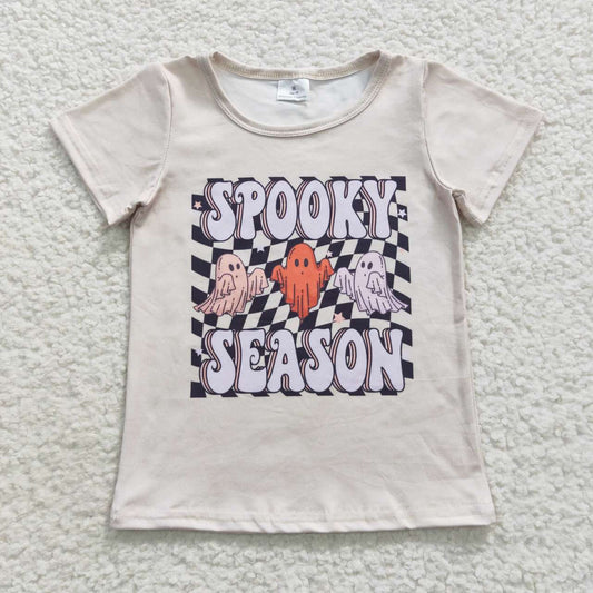 GT0231 Spooky season kids ghost Halloween Tshirts
