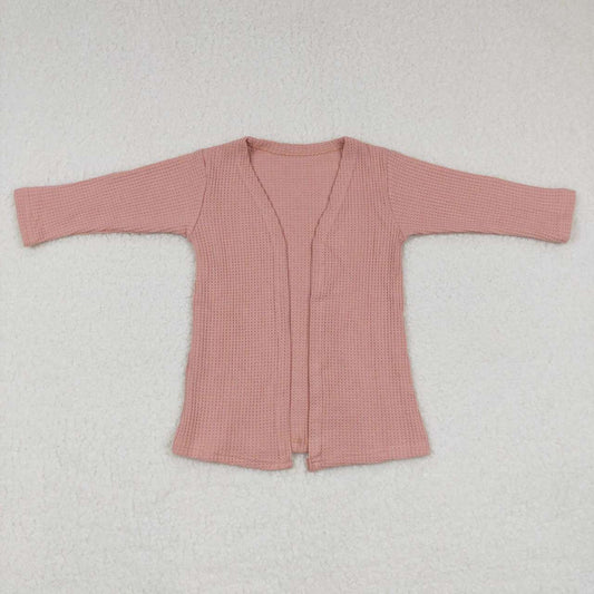 GT0248 Pink long sleeve girls fall cardigan