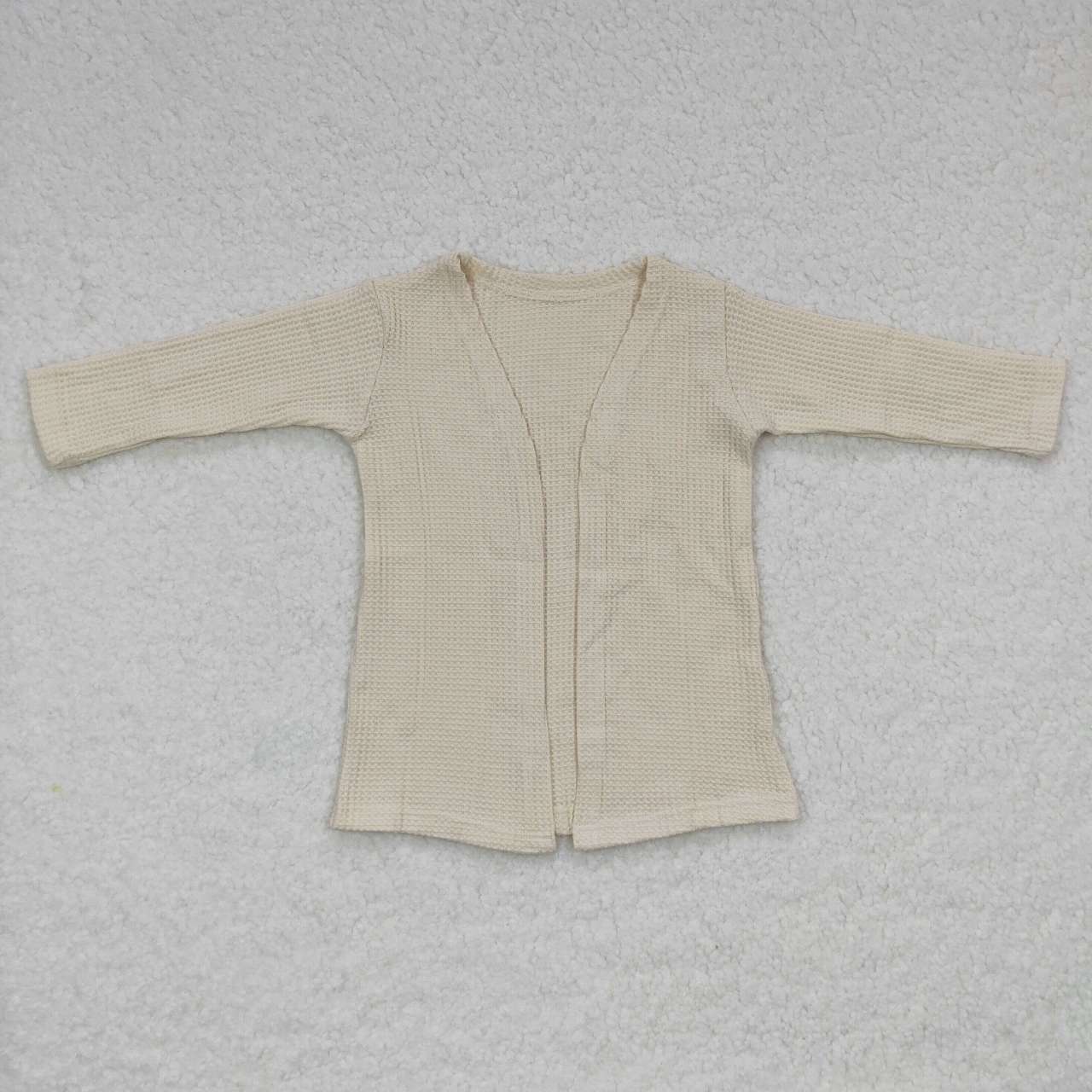GT0251 White long sleeve Sweater girls fall cardigan
