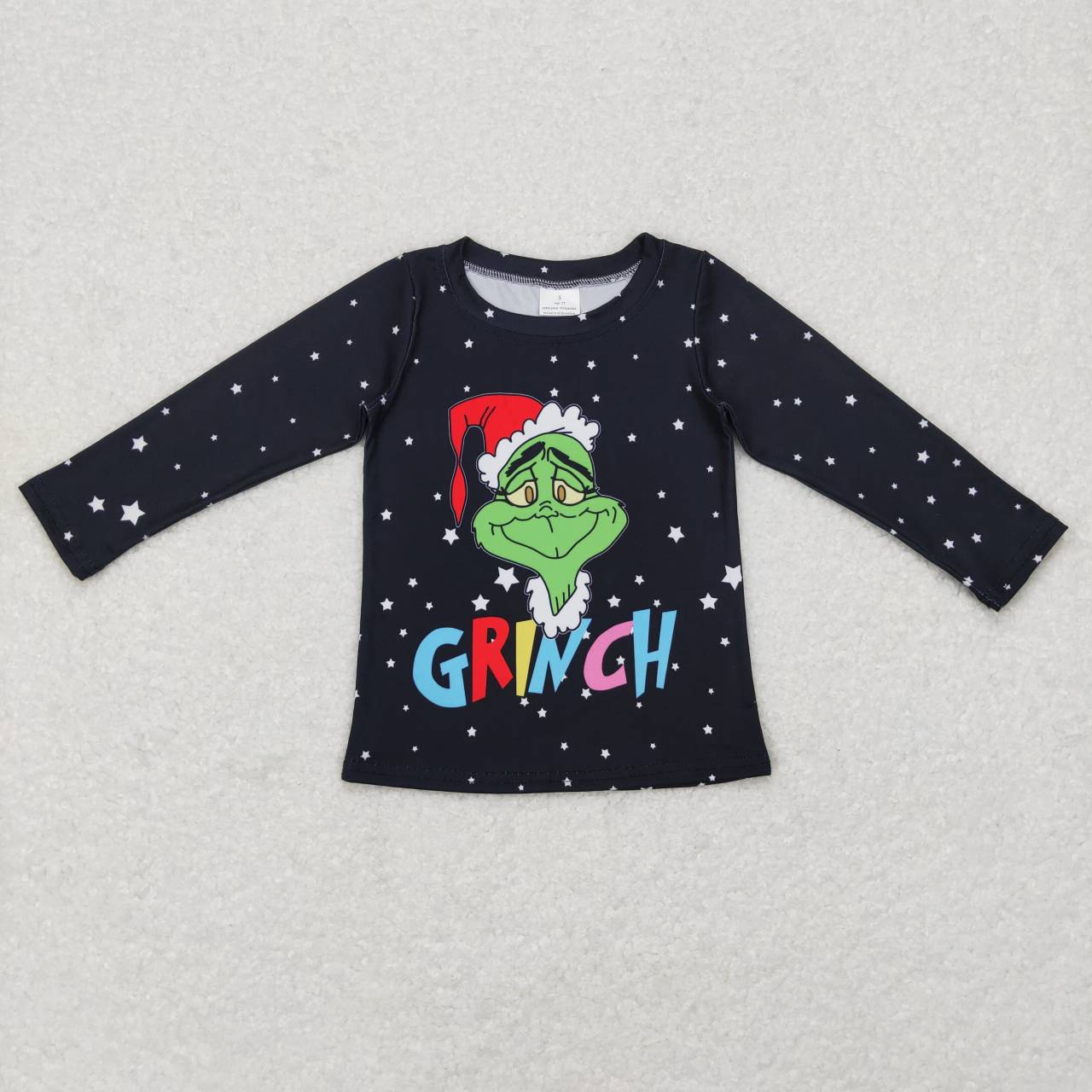 GT0329 Christmas Frog Black Tee Shirts Top